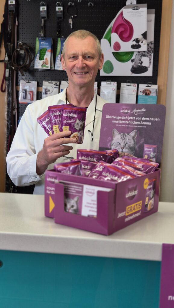 Whiskas Sampling über Tierärzte